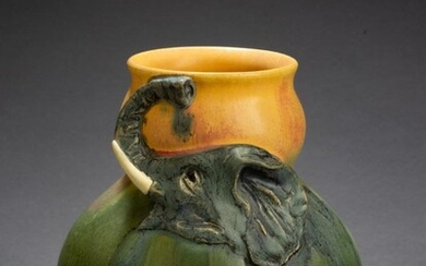 Ephraim Pottery Elephant Vase.