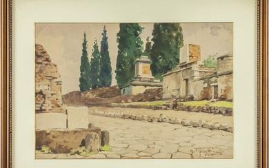 FRATTINI GINO (1891-1965) Pompei acqurello