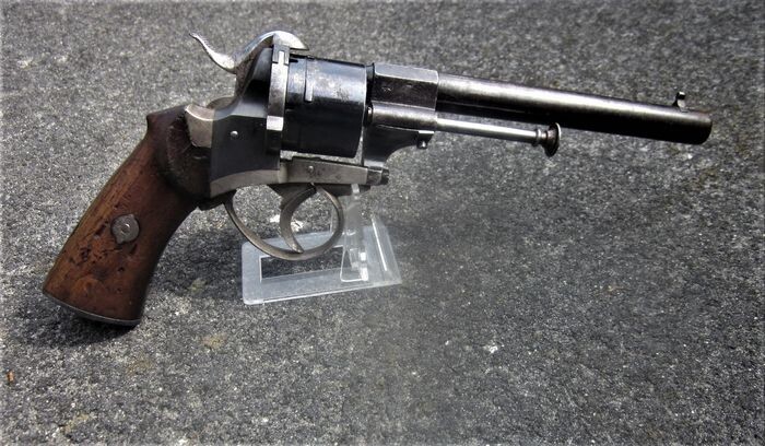 France - 1865 - Leufaucheux - Acier Fondu - Pinfire (Lefaucheux) - Revolver - 9mm