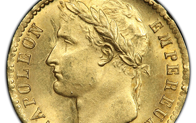 France: , Napoleon gold 20 Francs 1812-A MS65 PCGS,...