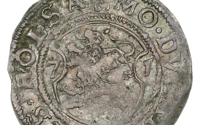 Frederik II, Flensborg, skilling lybsk 1571, H 30B, S 1