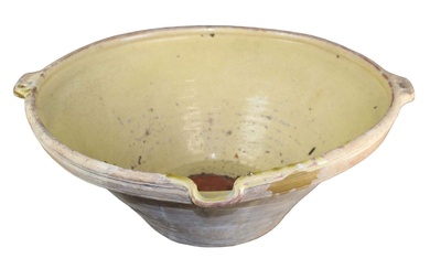 French glazed terra cotta tian bowl