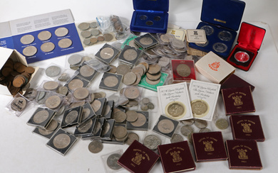 GREAT BRITAIN AND WORLD COINS (QTY).