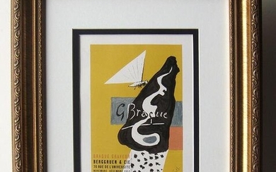Georges Braque 1959 lithograph Braque Graveur signed