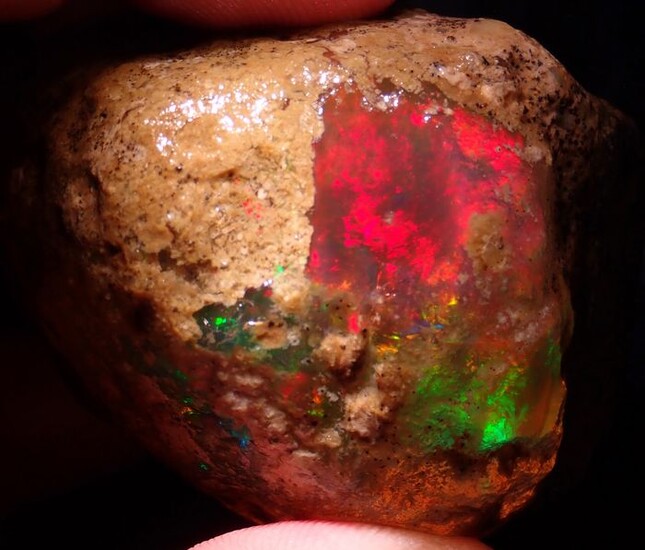 Giant A + Crystal Opal 532ct - 58.98×49.57×44.22 mm - 106.4 g