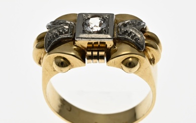 Gold ring, tank model