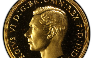 Great Britain: , George VI gold Proof 2 Pounds 1937 PR65 Cameo PCGS,...