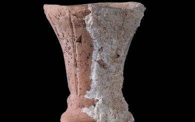 Greek-Hellenistic Terracotta footed incense burner, 11,5 cm