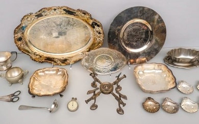 Group of Antique Silverplate
