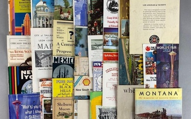 Group of Assorted Travel Guides and Maps