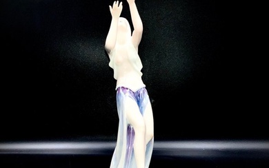 Gustav Oppel - Rosenthal Art Dept - Art Deco - "Prayer Dancer" (25 cm) - 1936 - Figurine - Porcelain