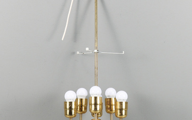 HANS-AGNE JAKOBSSON. A brass ceiling lamp “Carolin” T549/6, second half of the 20th century.