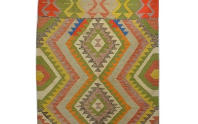 Handwoven Ghashgai Kilim Wool New - Carpet - 222 cm - 158 cm