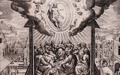 Hans Bol (1534-1593), Adriaen Collaert - Pentecost