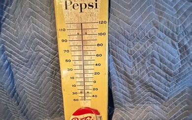 Have a Pepsi Tin Advertising Thermometer