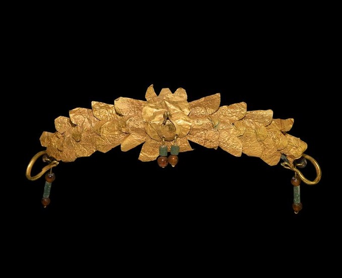 Hellenistic Gold and Silver Diadem