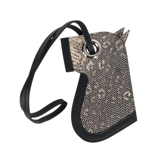 Hermes Bag Charm Ombre Lizard Camail Key Ring new
