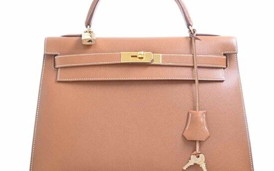 Hermès - Graine Couchevel Kelly 32 Sellier Handbag Shoulder bag