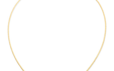 ITALIAN GOLD PENDENT NECKLACE
