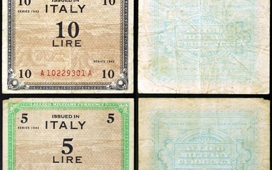 Italy, AM-Lire (Allied Military Currency) - VF