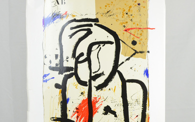 JAMES COIGNARD. AUTOGRAPHED POSTER, EXHIBITION AT GALERIE AVANTGARDE, MANNHEIM, FROM 1995.