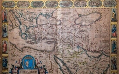 JOHN SPEED: THE TURKISH EMPIRE, YEAR 1626