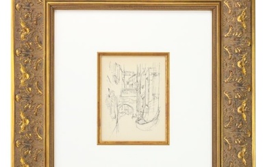 James Whistler Canal of Venice Lithograph