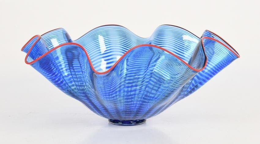 Karl Ittig (20th c.) Art Glass Bowl