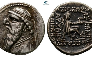 Kings of Parthia. Rhagae. Mithradates II 123-88 BC. Drachm AR19...