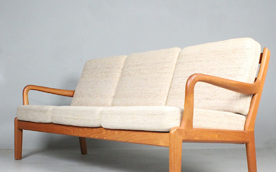 L. Olsen & Søn Møbelfabrik K/S. three-seater/sofa, teak, Denmark, 1960s.
