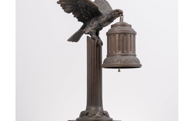 LAMPADA da tavolo in bronzo