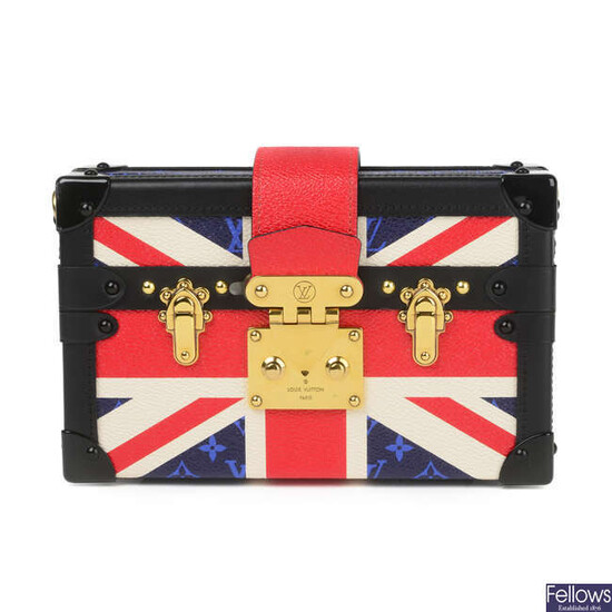 LOUIS VUITTON - a 2018 Limited Edition Harry & Meghan Royal Wedding Collection Petite Malle handbag.