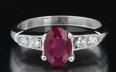 Ladies' Ruby and Diamond Ring