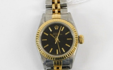 Lady's Rolex watch. Oyster, perpetual two-tone