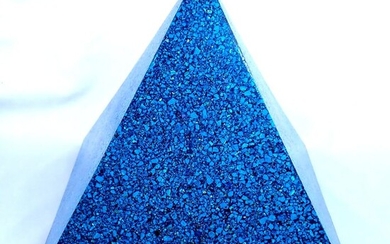 Large First Quality Azurite Pyramid - 260×298×295 mm - 4377 g