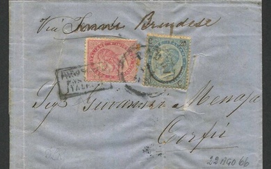 Lettera da Padova per Corfù del 22 agosto 1866
