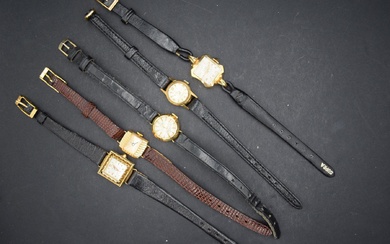 Lot de huit montres bracelet de dame en or... - Lot 291 - Rossini