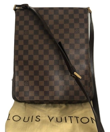 Louis Vuitton - Damier Ebene musette salsa GM Crossbody bag
