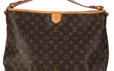 Louis Vuitton, sac Graceful en toile enduite Monogram et cuir naturel, housse, 30x40 cm
