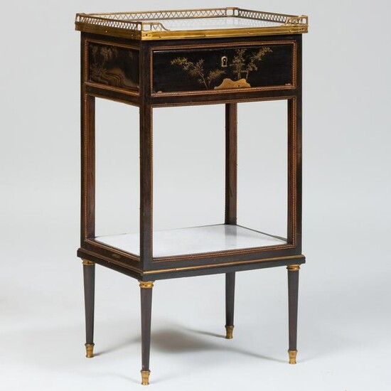 Louis XVI Style Ormolu-Mounted Japanese Lacquer Table