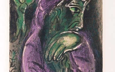 Marc Chagall (Witebsk 1887 - Paris 1985). Job Disconsolate.