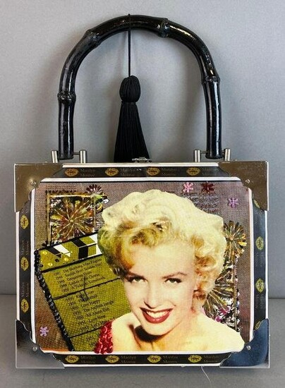 Marilyn Monroe Hand Made Cigar Box Hand Bag