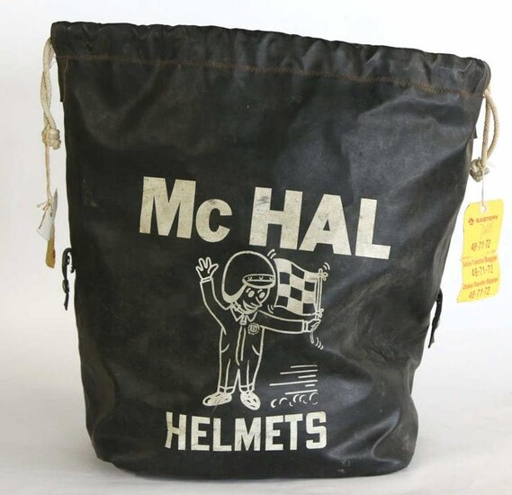 Mc HAL VINTAGE RACING HELMET STORAGE BAG
