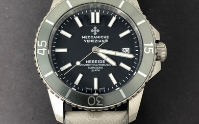 Meccaniche Veneziane - Automatic Diver Watch Nereide 3.0 Silver Swiss Made - 1202008 - Men - BRAND NEW