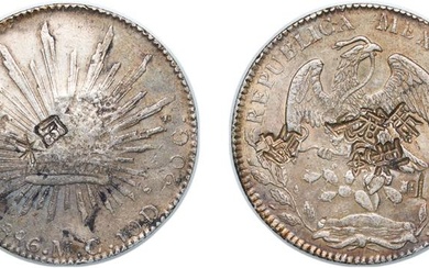 Mexico Federal Republic 1886 Do MC 8 Reales Silver (.903)...