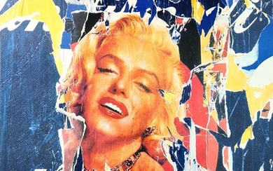 Mimmo Rotella (1918-2006) - Omaggio a Marilyn