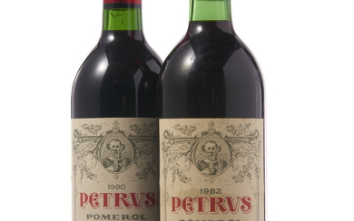 Mixed Petrus 1982-1990 2 Bottles (75cl) per lot