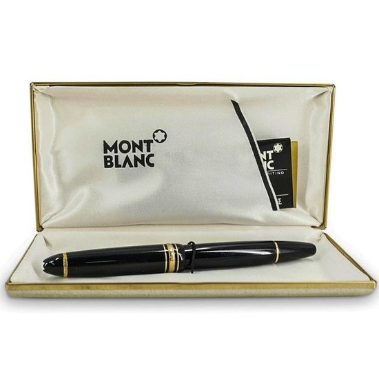 Montblanc Black Meisterstuck 18K Le Grand Fountain Ink Pen