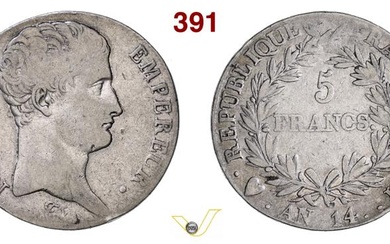 NAPOLEONE I, Imperatore (1804-1814) 5 Franchi An. 14 (1805), Torino...