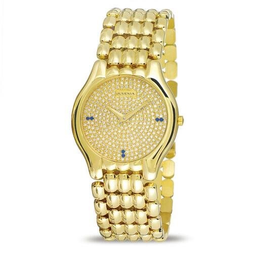 NOS 18k Yellow Gold JUVENIA BIARRITZ Men's watch Ref